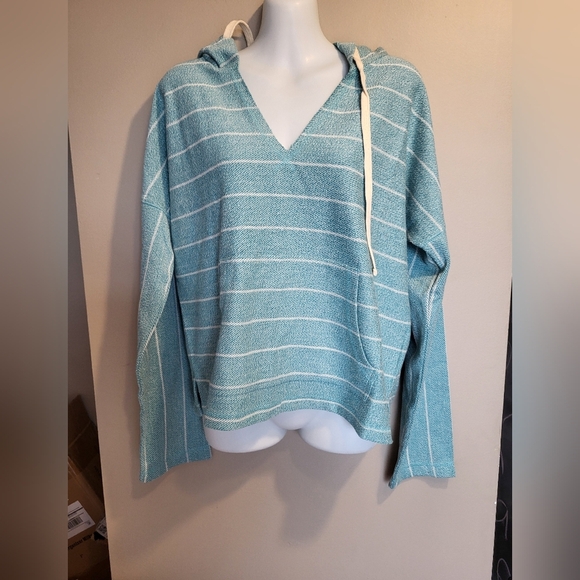 O'Neill Teal and White  Rosanito Hoody, Size Small - Picture 2 of 6